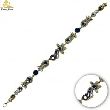 Gümüş Otantik Taşlı Biezik /Bileklik